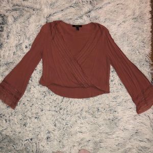 Super cute top with some lace!